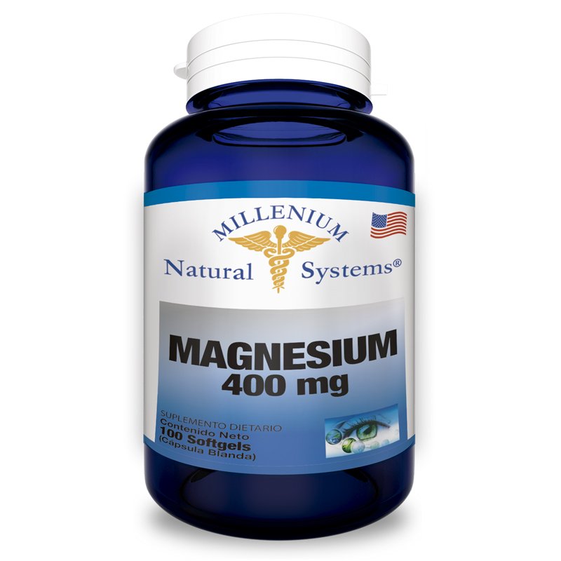 Magnesium 400 mg Natural Systems 100 Softgels