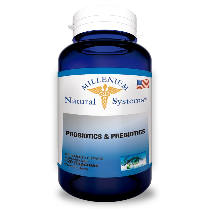 Probiotics & Prebiotics 60 Cápsulas Natural Systems