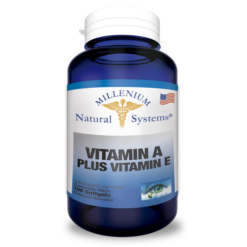 Vit A plus Vit E Natural Systems x 100 softgels