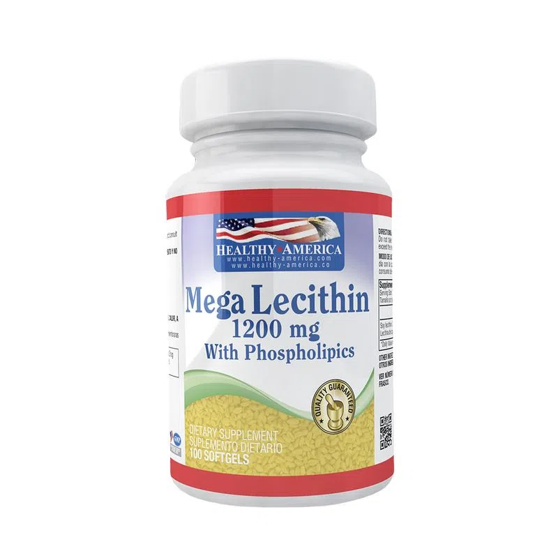 Mega Lecithin 1200mg 100 Softgels